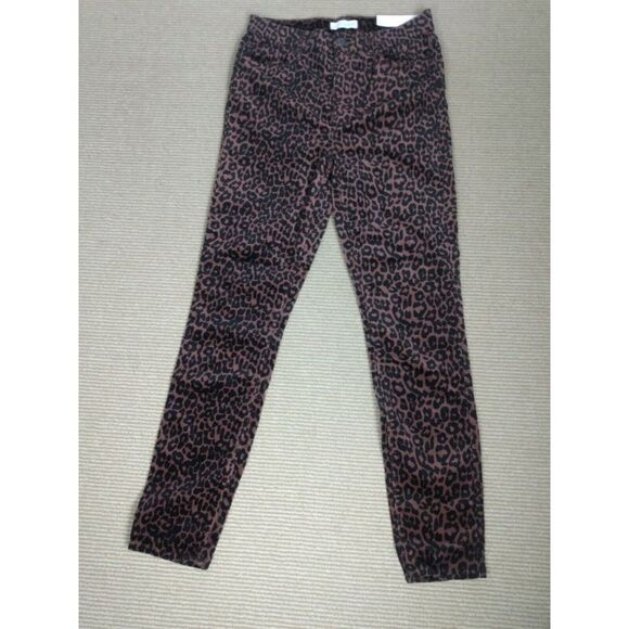 New Loft‎ Pants Womens Size 27  Skinny Animal Cheetah Print - Picture 1 of 10